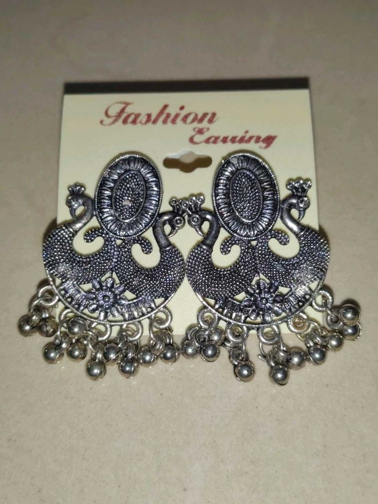 Peacock Design Earrings