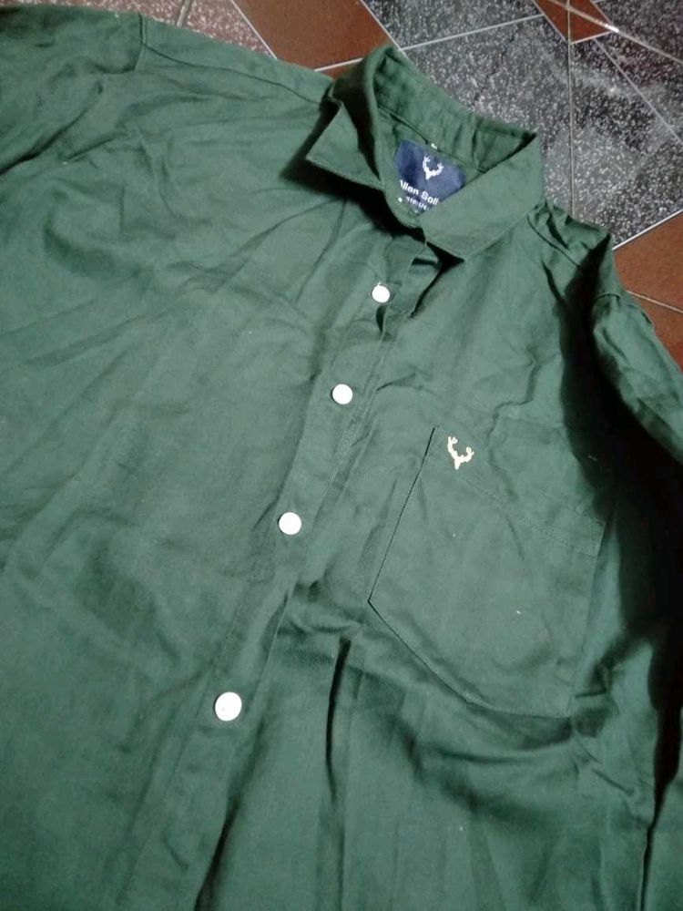 Men's Green Casual Shirt