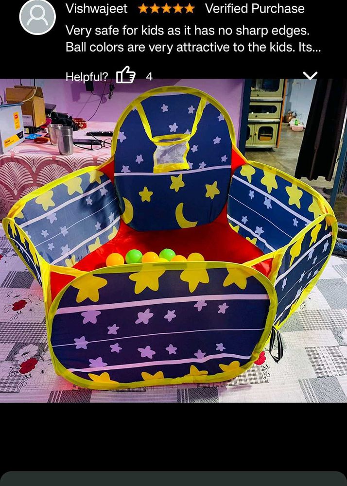 New Kids pit ball toy with 18 balls