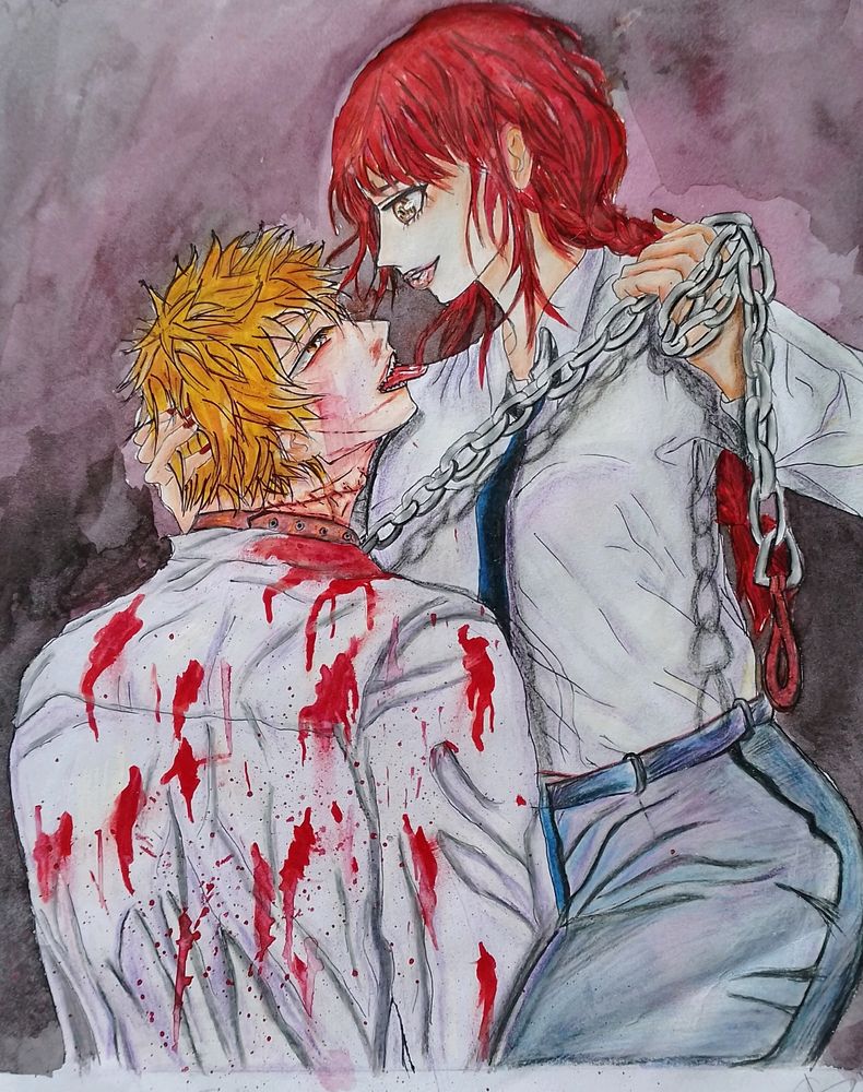 makima × danji fanart