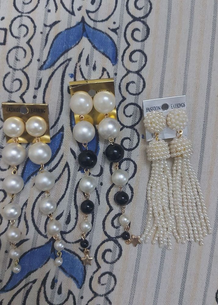Combo Of 3 Earrings