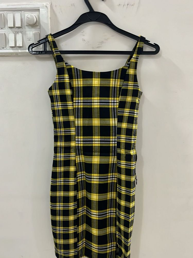 Plaid Mini Dress