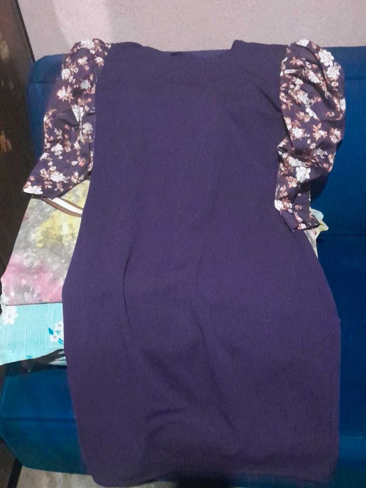 Chic Purple Bodycon Dress