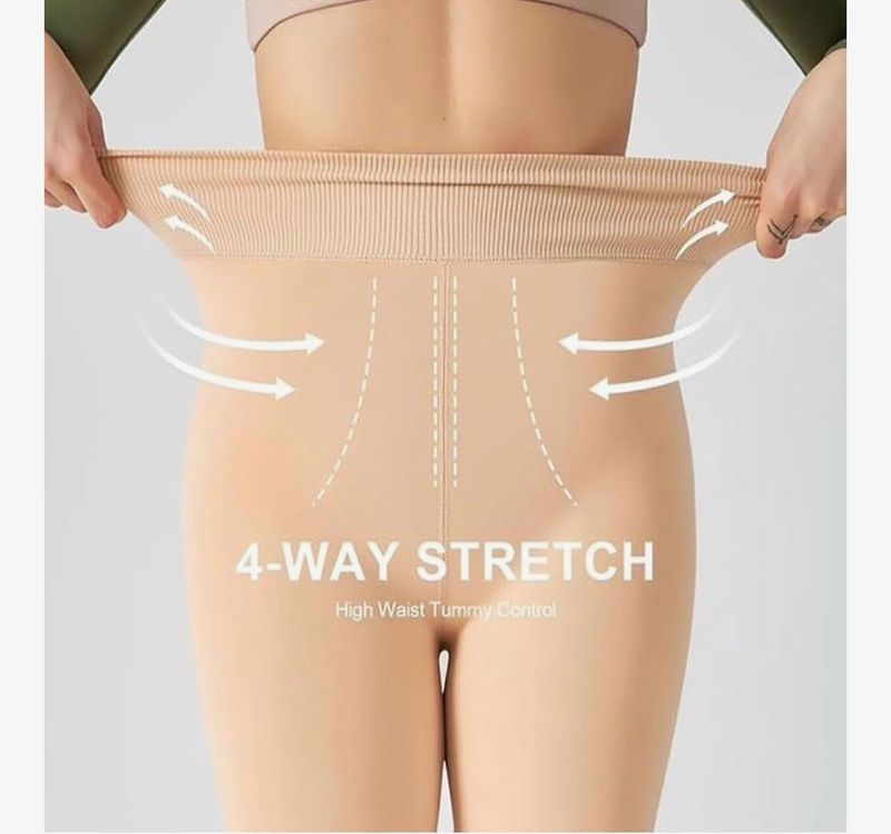 Comfy High-Waist stocking skin colour