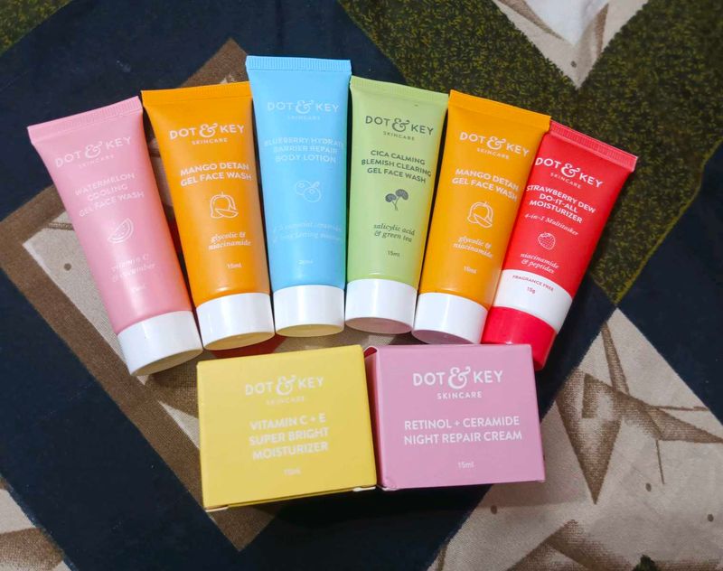 Free Delivery (Combo Pack Of 8 ) Dot &amp; Key
