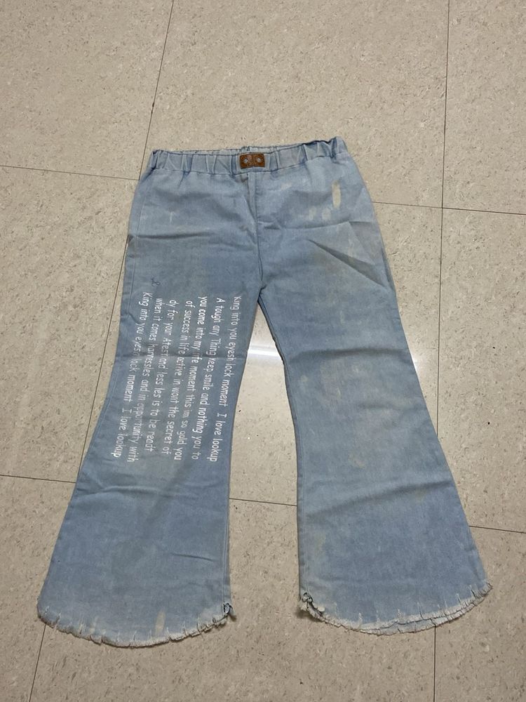 Flared Denim Jeans