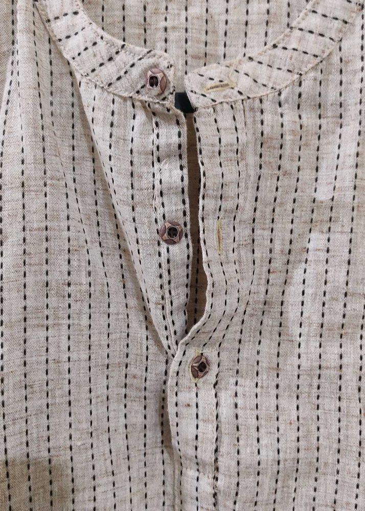 Striped Casual Kurta