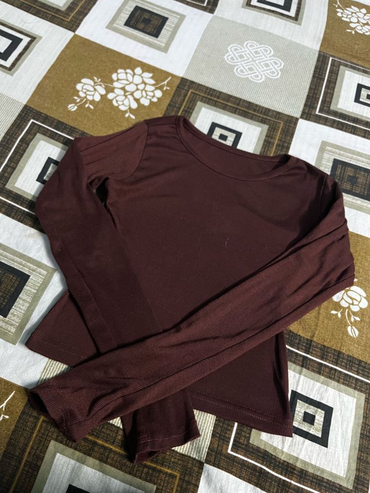 brown top for women