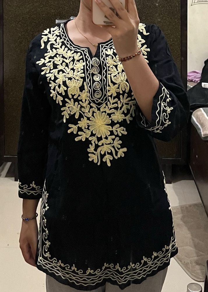 Embroidered Short Kurti