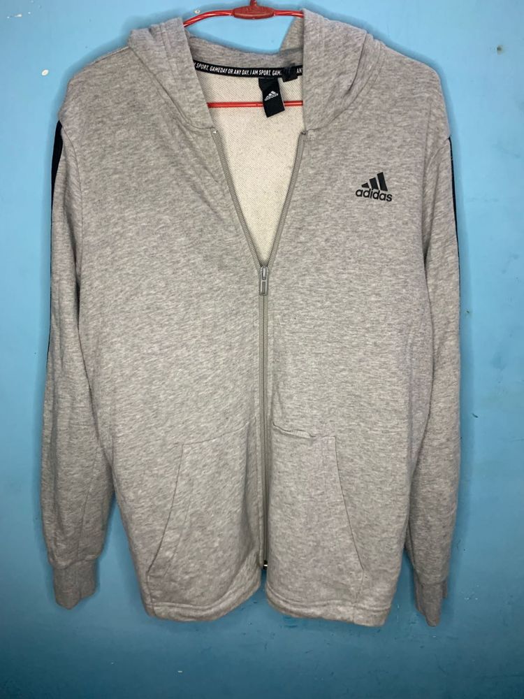 Orignal Adidas Grey Hoodie