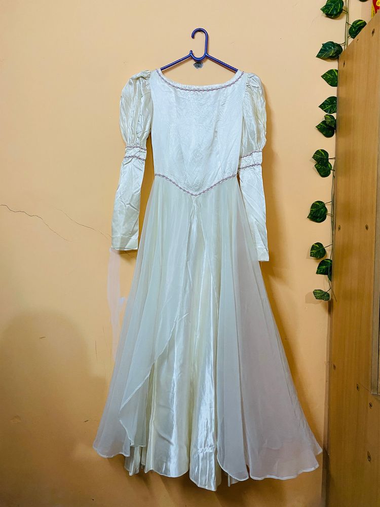 Beautiful Off white Gown