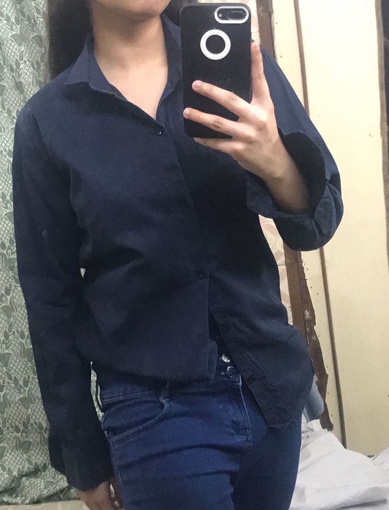 Navy Blue Shirt