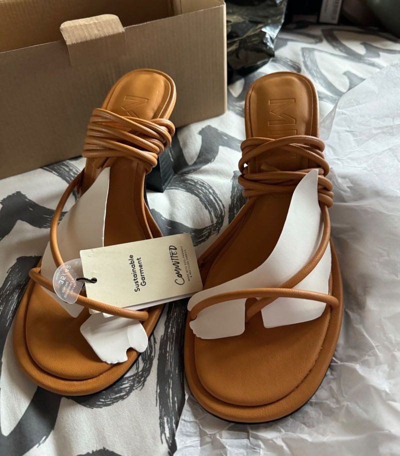 Mango Strappy Heels