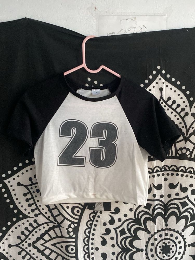 Cute Black And White Casual Top