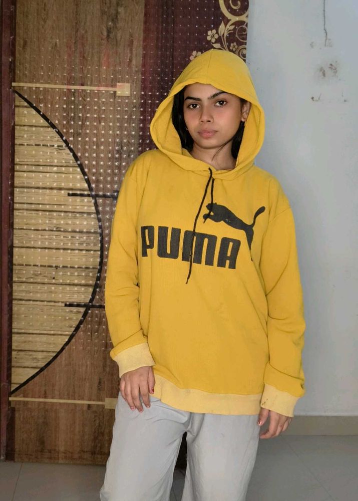 Puma Yellow Hoodie