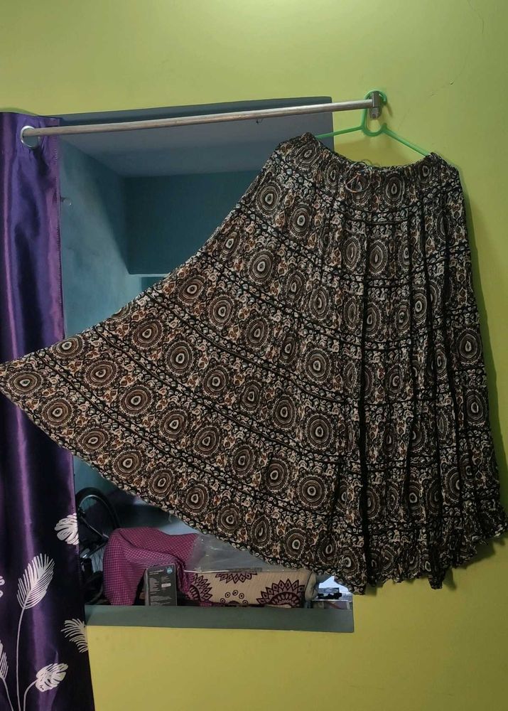 Patterned Ethnic Skirt