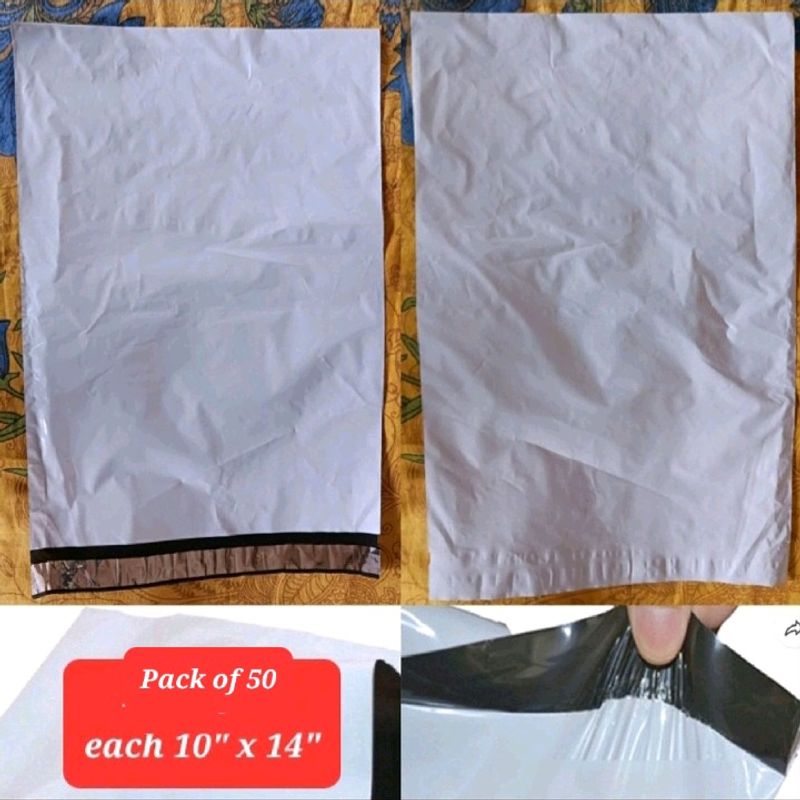 *New* Courier Bags 50 nos (10&#34; X 14&#34;) Tamper Proof