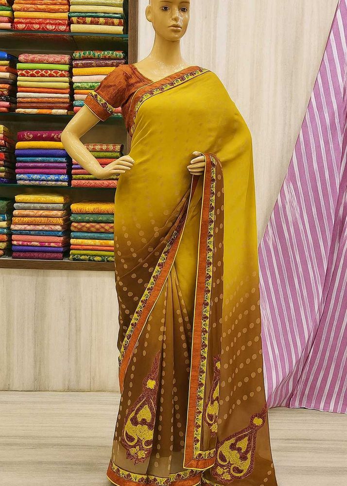 Elegant Yellow Saree