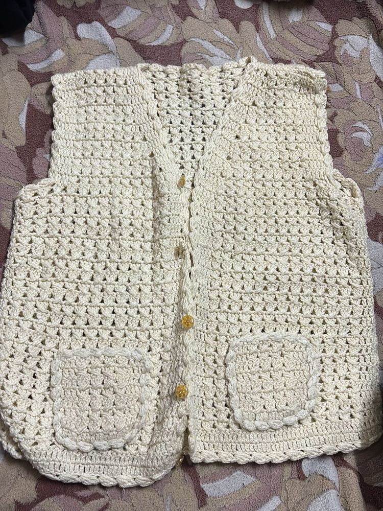 Vintage Crochet Vest
