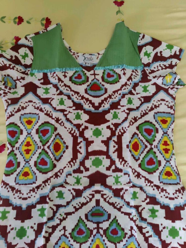 Colorful Printed kurta of Kriti Brand Size 36