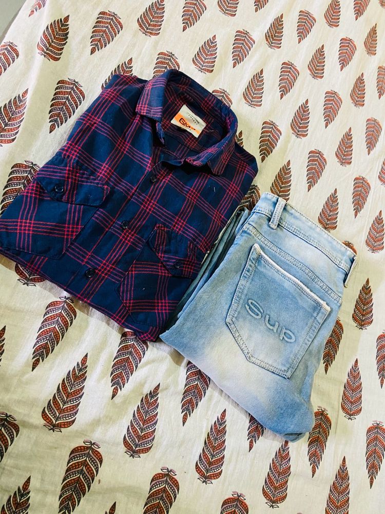 Shirt &amp; Jeans Combo