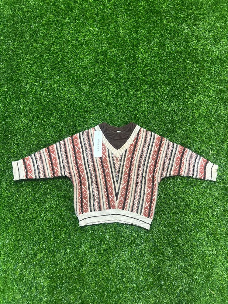 Vintage Patterned Sweater