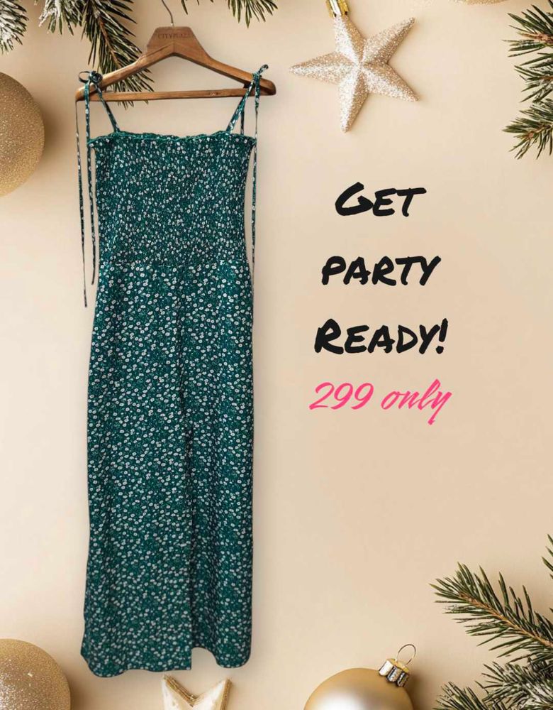 🎊🥳Buy One Get 1 Free🥳🎊Floral Maxi Dress