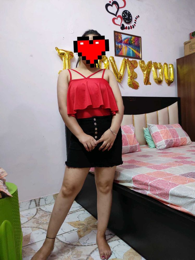 Bodysuit Top Red
