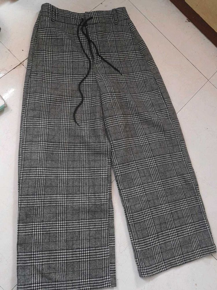 Plaid Casual Pants