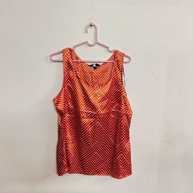 Satin Sleeveless Tank Top