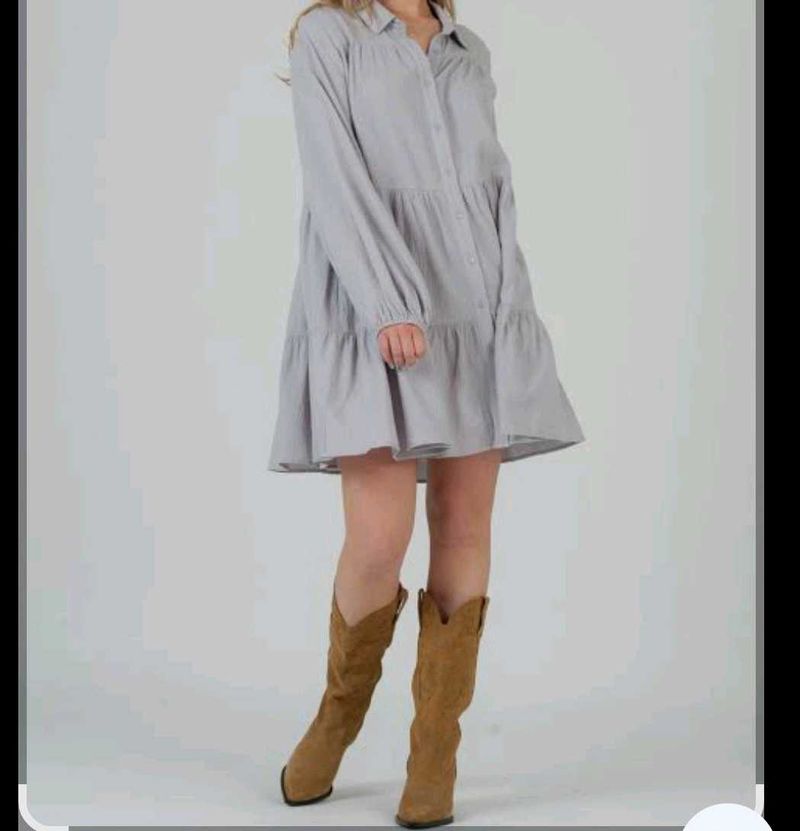 Zara Tiered Shirt Dress