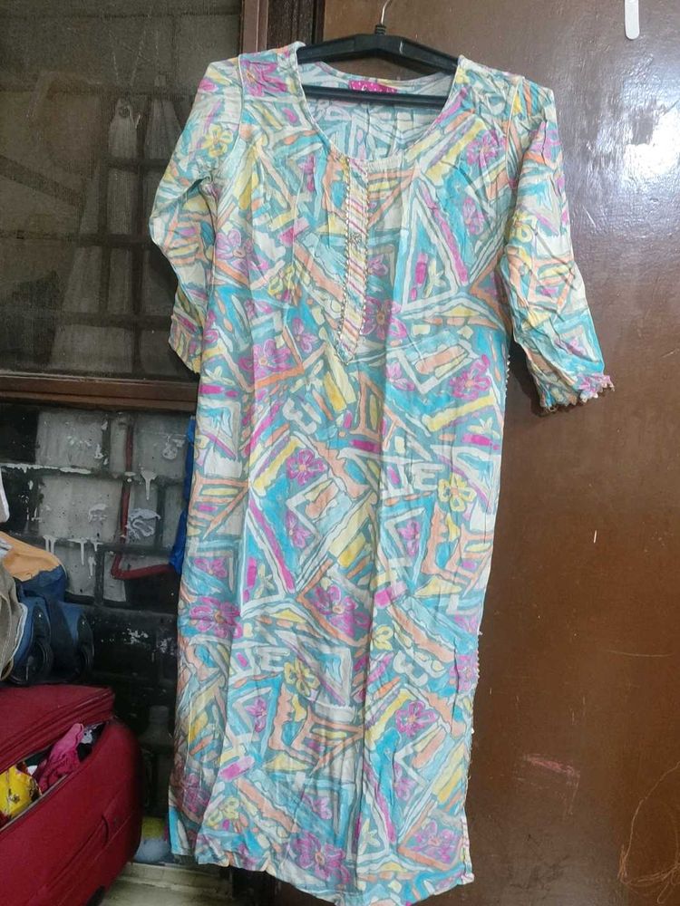 Kurti With Afghani Pant