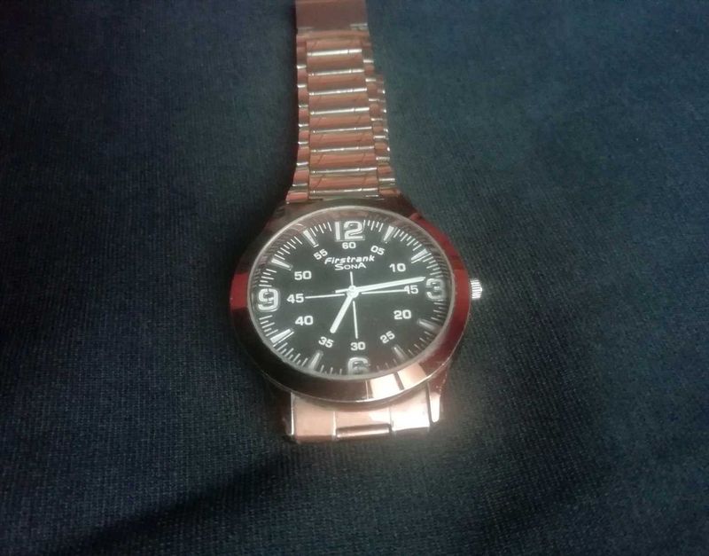 Classic Silver-Tone Wristwatch