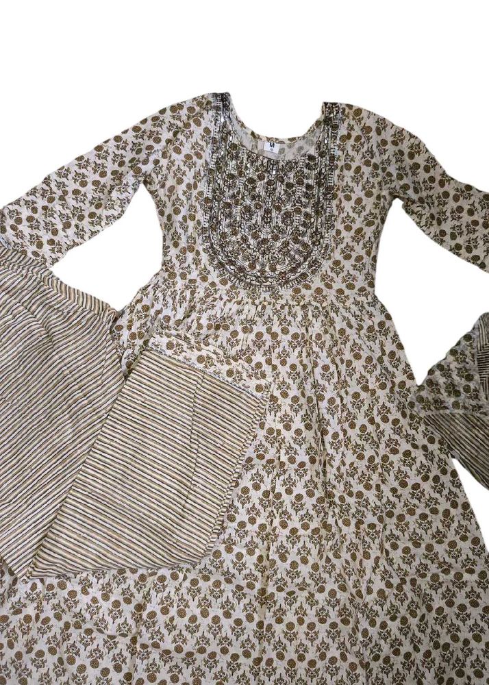 Partywear Nayra Cut 3 Piece Kurta Set