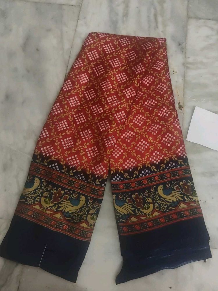 Red &amp; Blue Saree