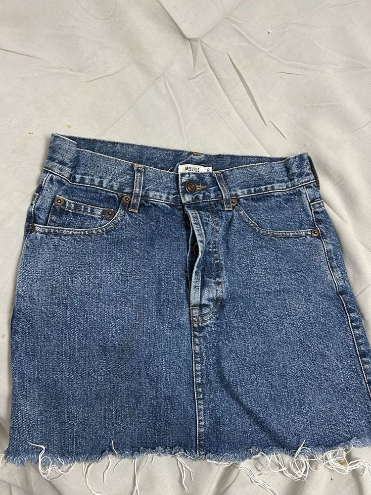 Y2k style Denim Mini Skirt