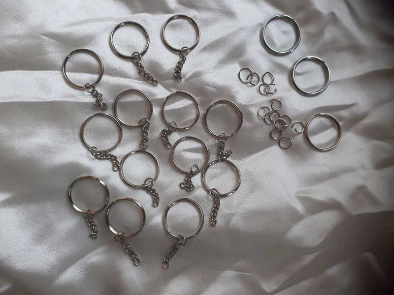 Silver Keychain Ring