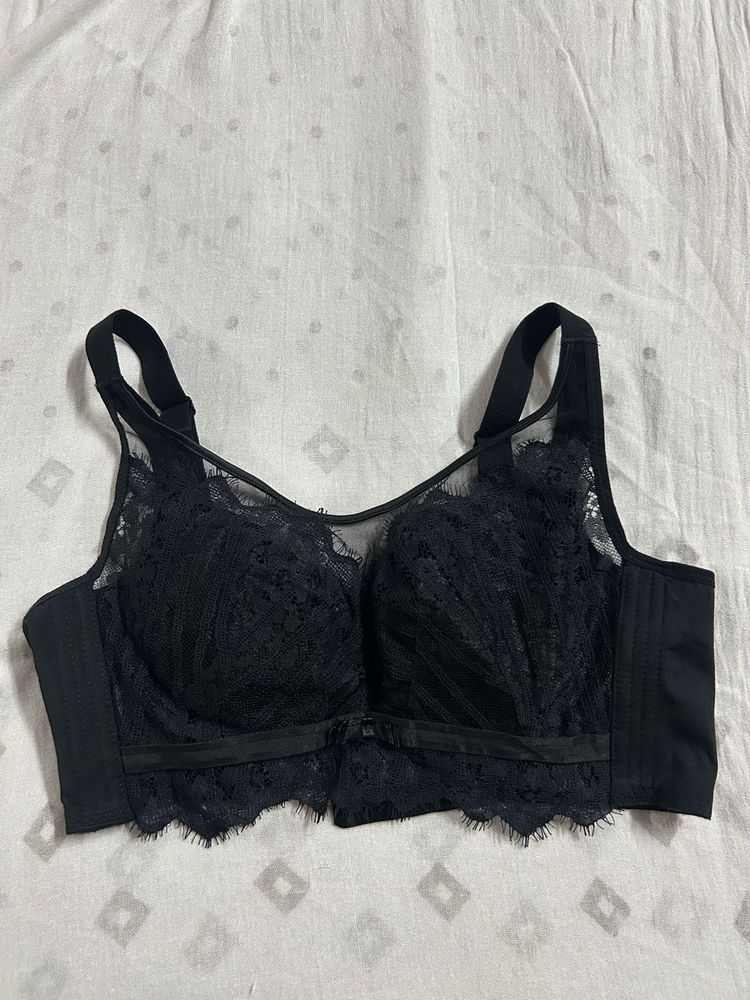 Elegant Black Lace Bra