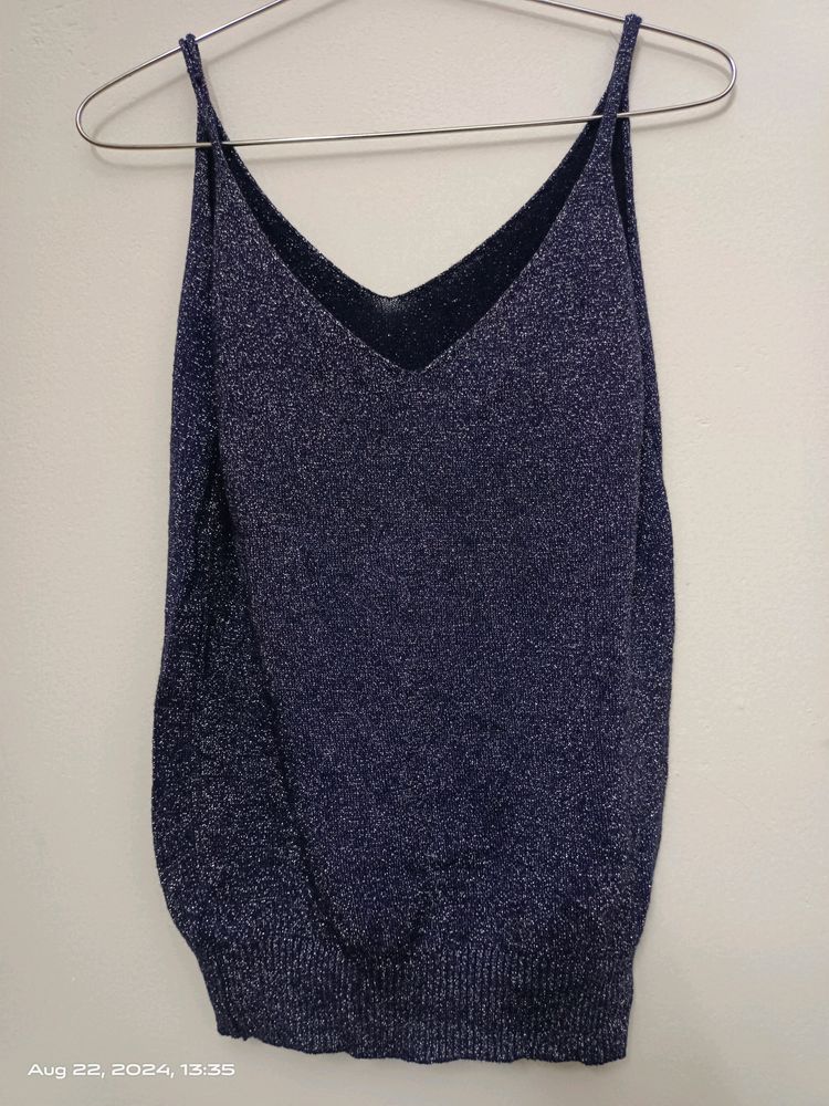 Navy Blue Tank Top