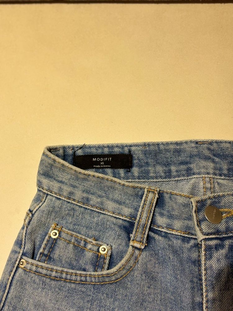 Denim shorts