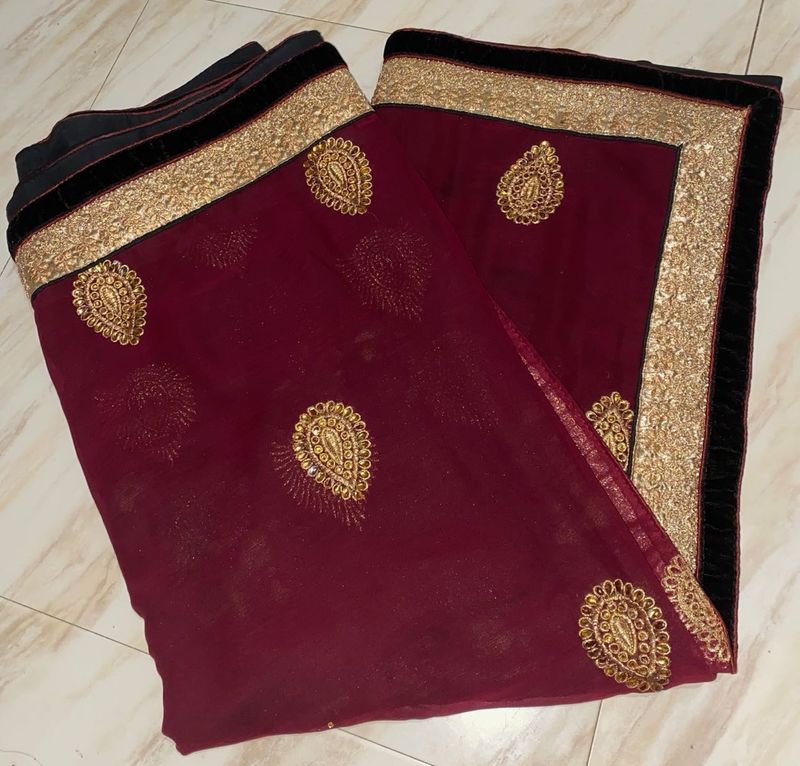 Heavy Party Wear Saree