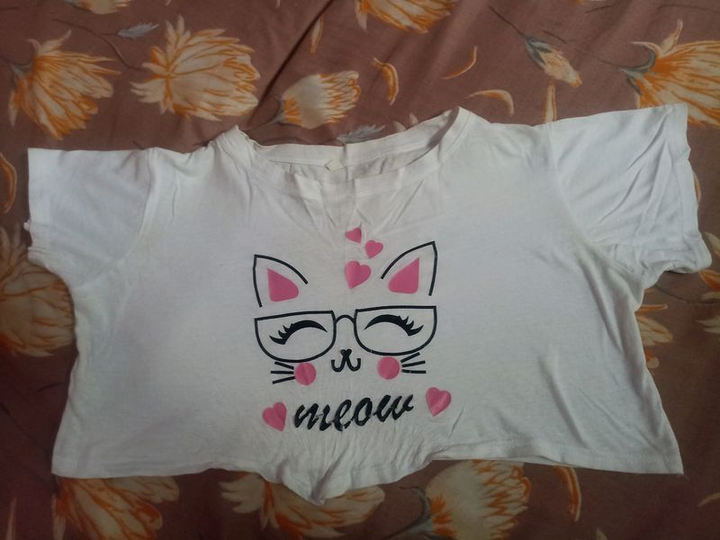 Meow Crop Top (XL)