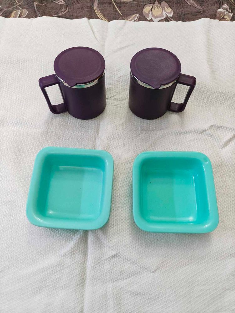Insulated Steel Cups And Small Bowls