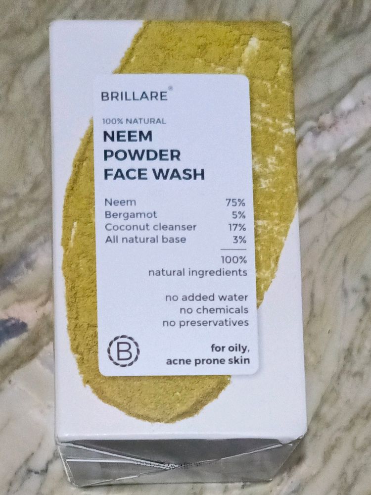 Dry Facewash Organic 15 Gram. No negotiation
