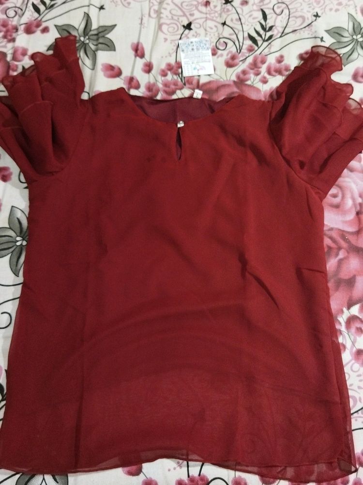 Georgette Material Top