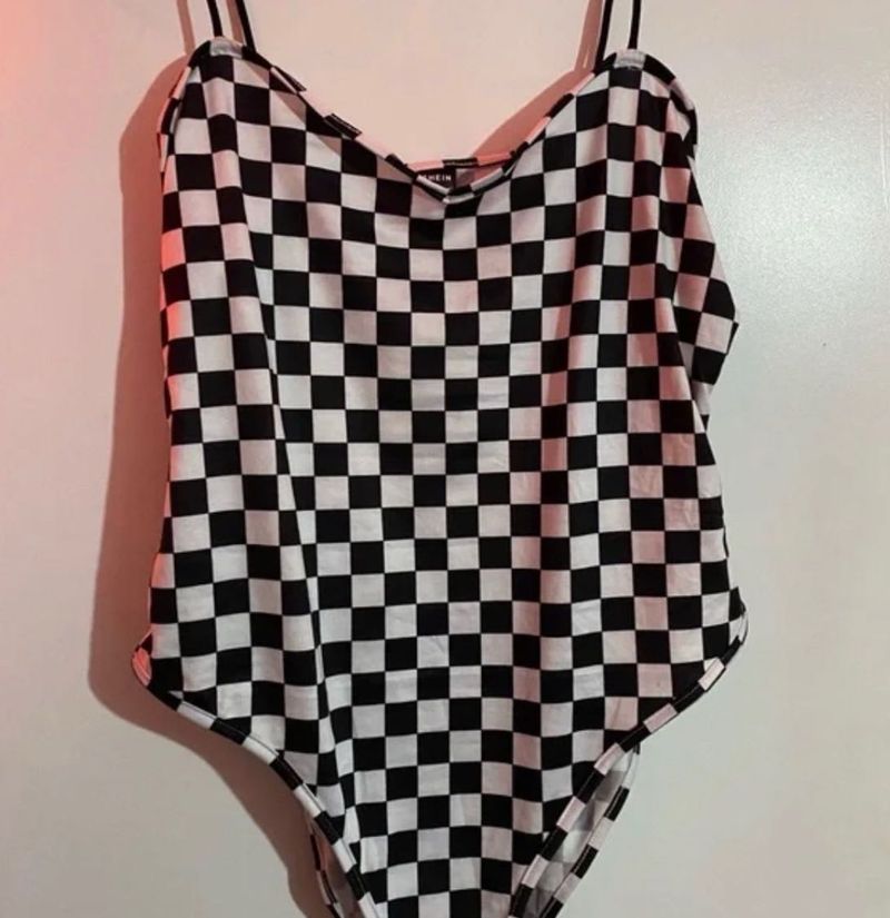 Checkered Bodysuit