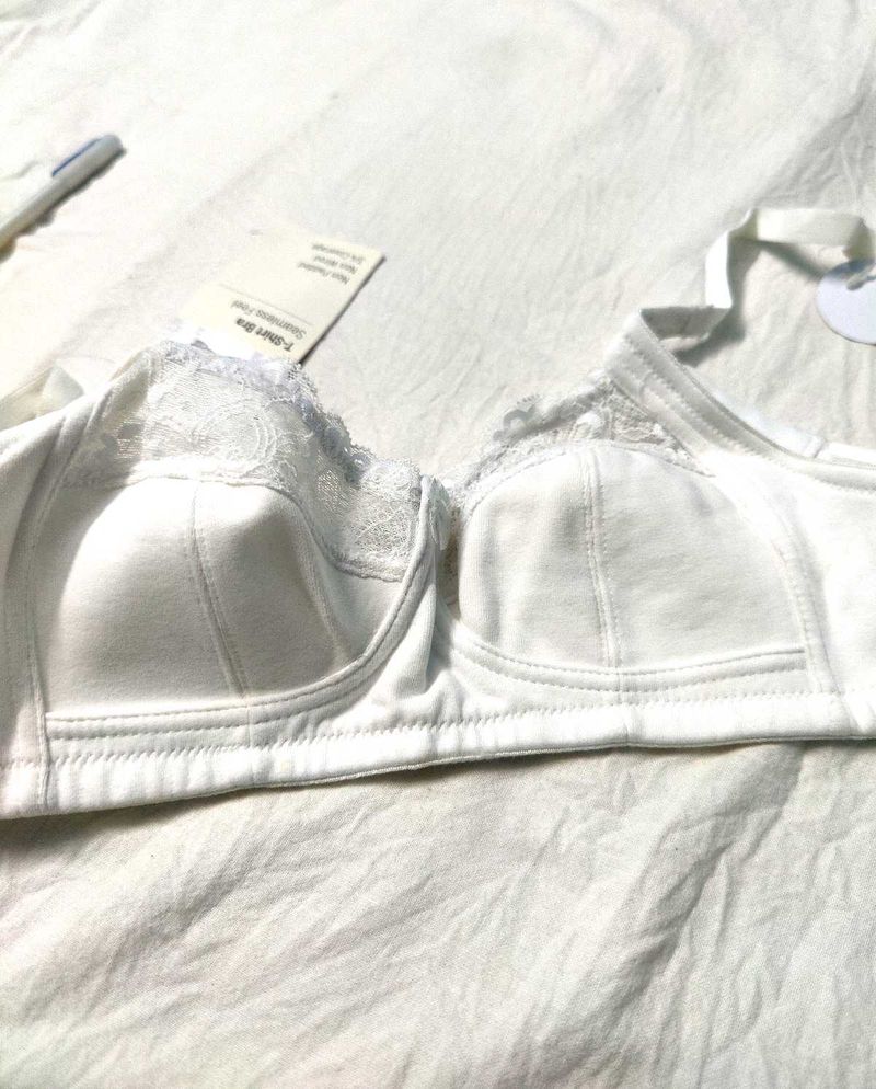 Zivame White T-Shirt Bra