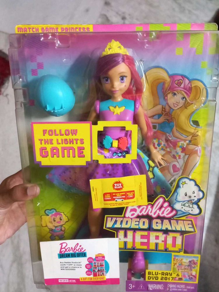 BARBIE VIDEO GAME HERO MOVIE DOLL