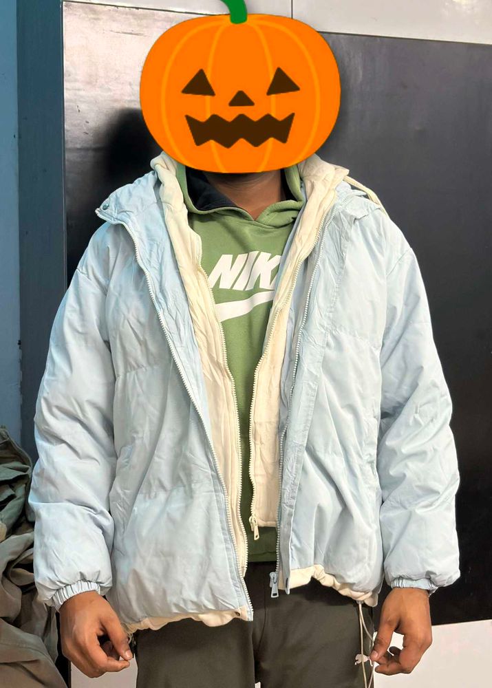 Premium Sky Blue Puffer jacket