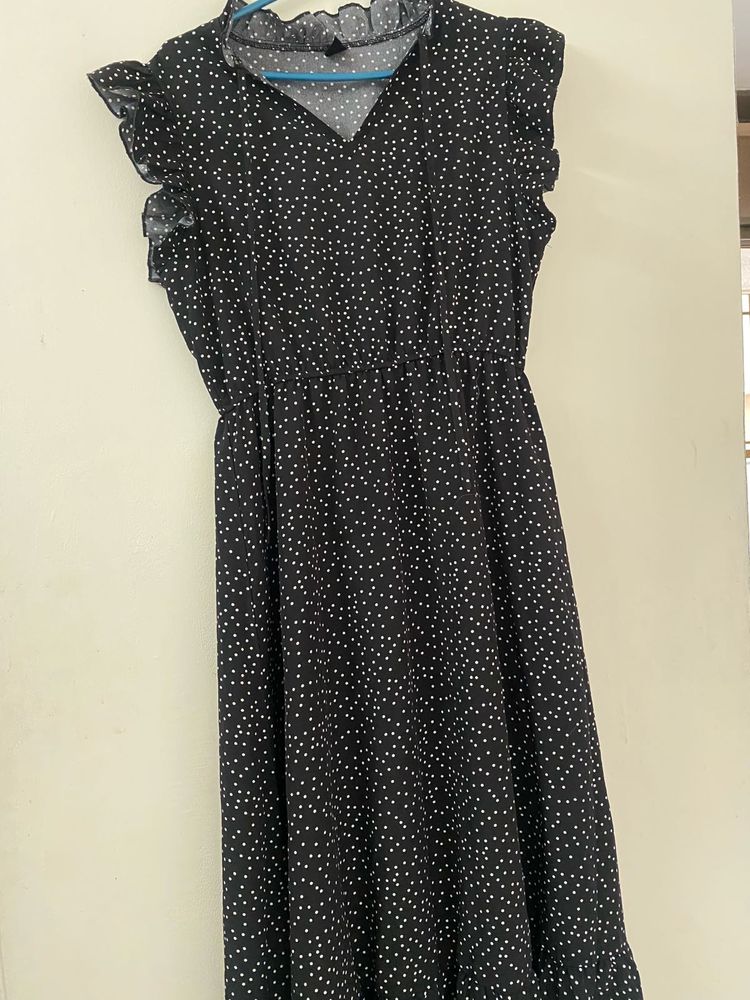 Polka Dot Ruffle Dress